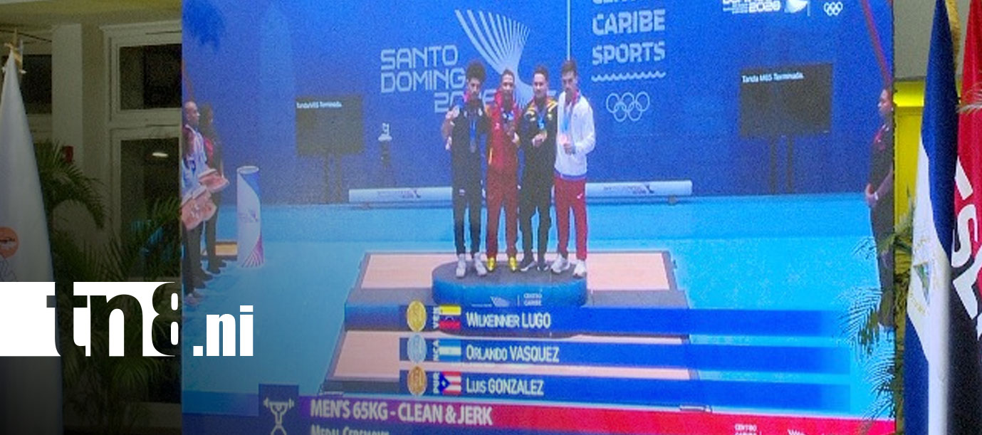 Foto: Nicaragua homenajea a atletas por sus medallas internacionales/TN8