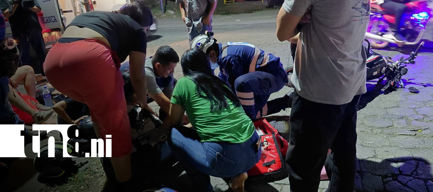 Foto: Dos colisiones en Managua dejan personas lesionadas/TN8
