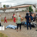 Foto: Iba con sus tragos y terminó chocando contra otro motociclista en Rivas /TN8