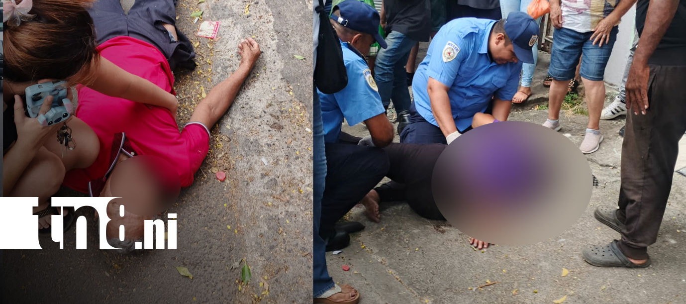 Foto: Bus de la ruta 165 impacta a pareja de motociclistas en Managua/TN8