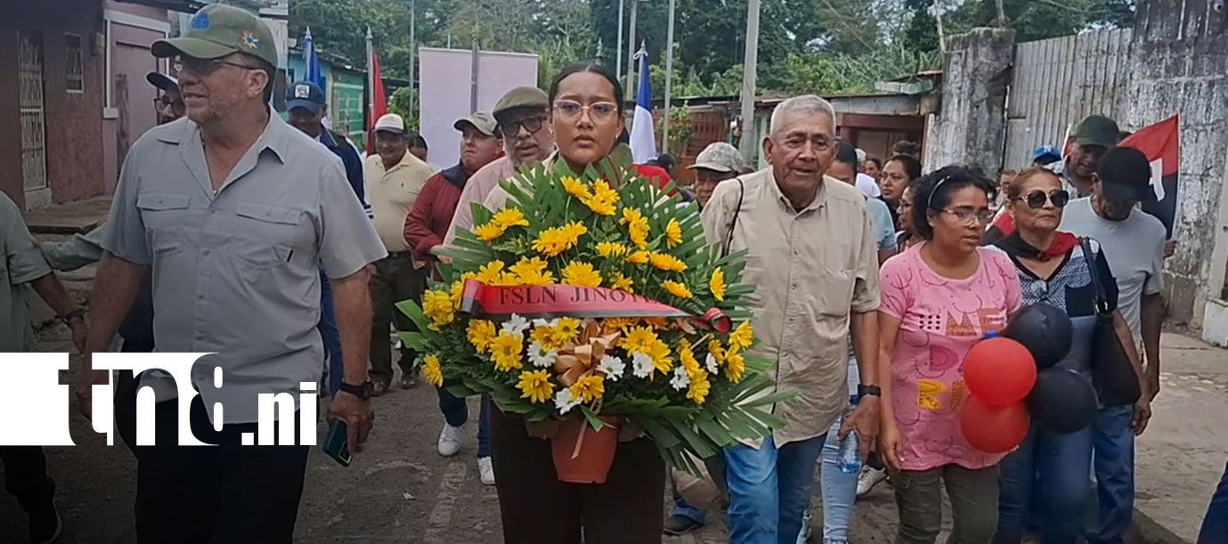 Foto: Jinotepe conmemora 48 aniversario de Álvaro “El Cabo” Sánchez/TN8