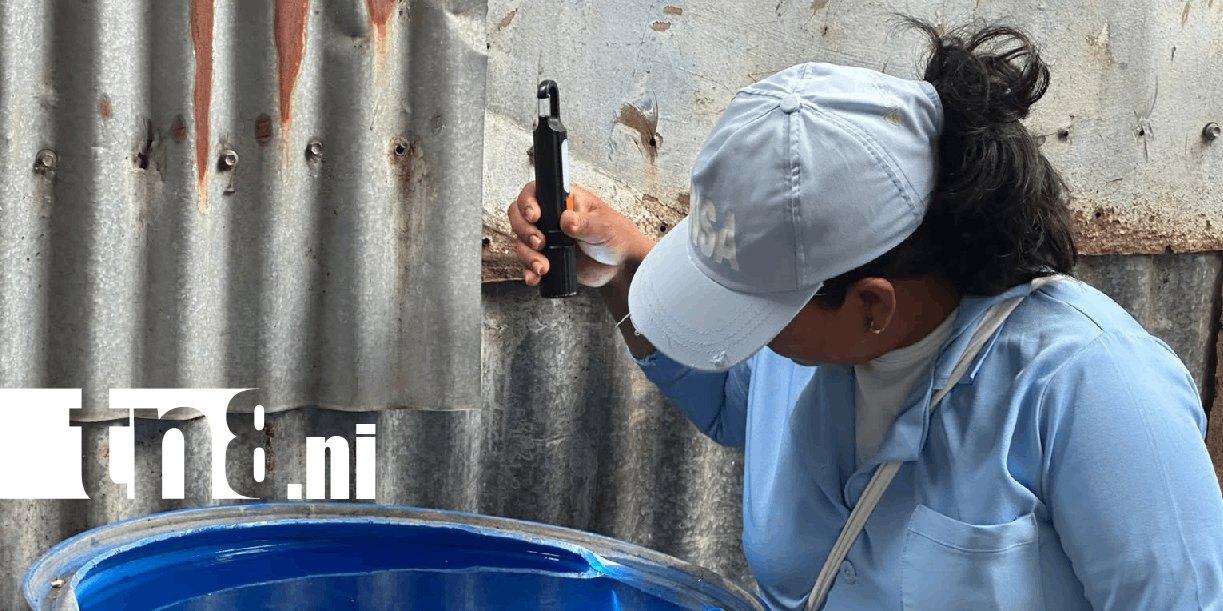 Foto: Brigadas antimosquito se despliegan en el Recreo Sur contra el dengue /TN8