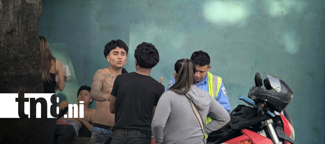 Foto: Violenta agresión tras persecución en Managua/TN8