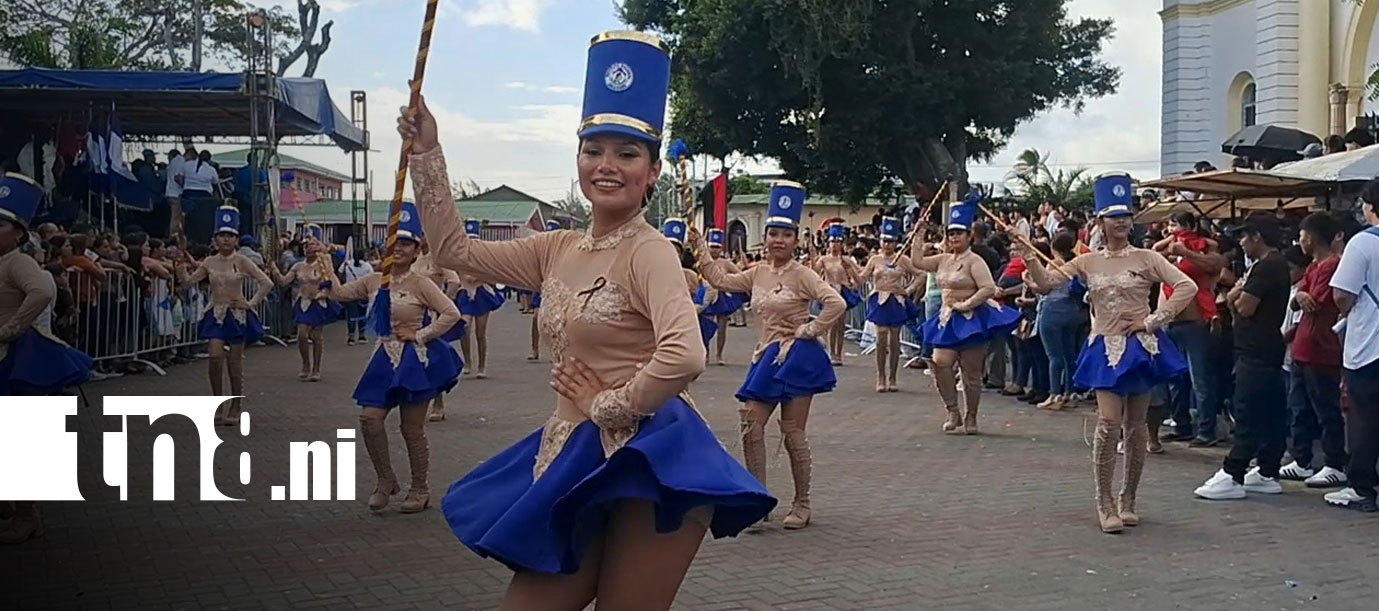 Foto: Diriamba: Tradición y cultura en el tercer desfile escolar/TN8
