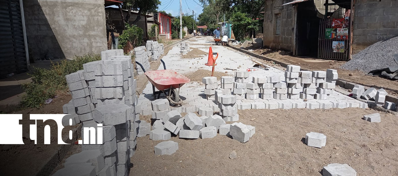 Foto: ¡Sueño cumplido! Estrenan calle adoquinada en Nandaime/TN8
