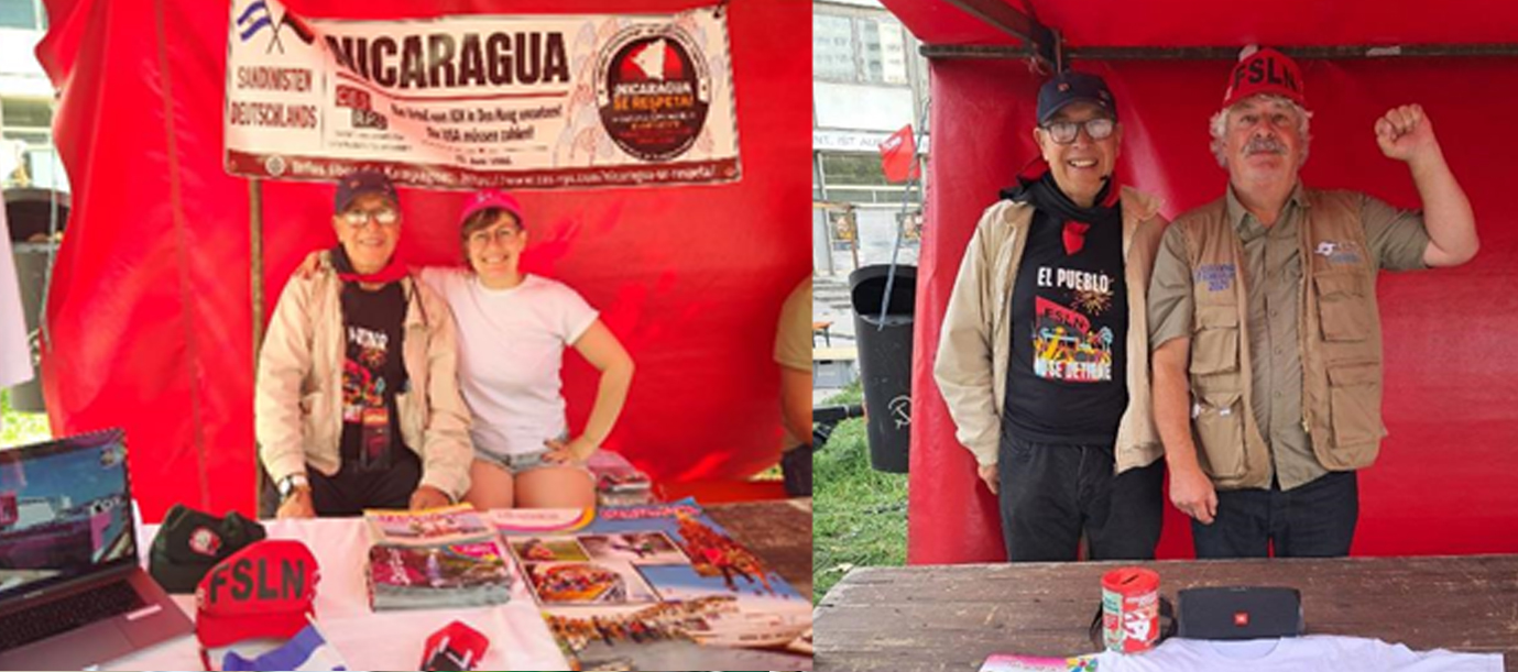 Foto: Comité Europeo de Solidaridad impulsa en Alemania la campaña “Nicaragua se respeta” / Cortesía