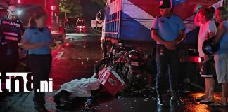 Foto: Motorizado fallece tras impactar contra camión en carretera Nueva a León/TN8