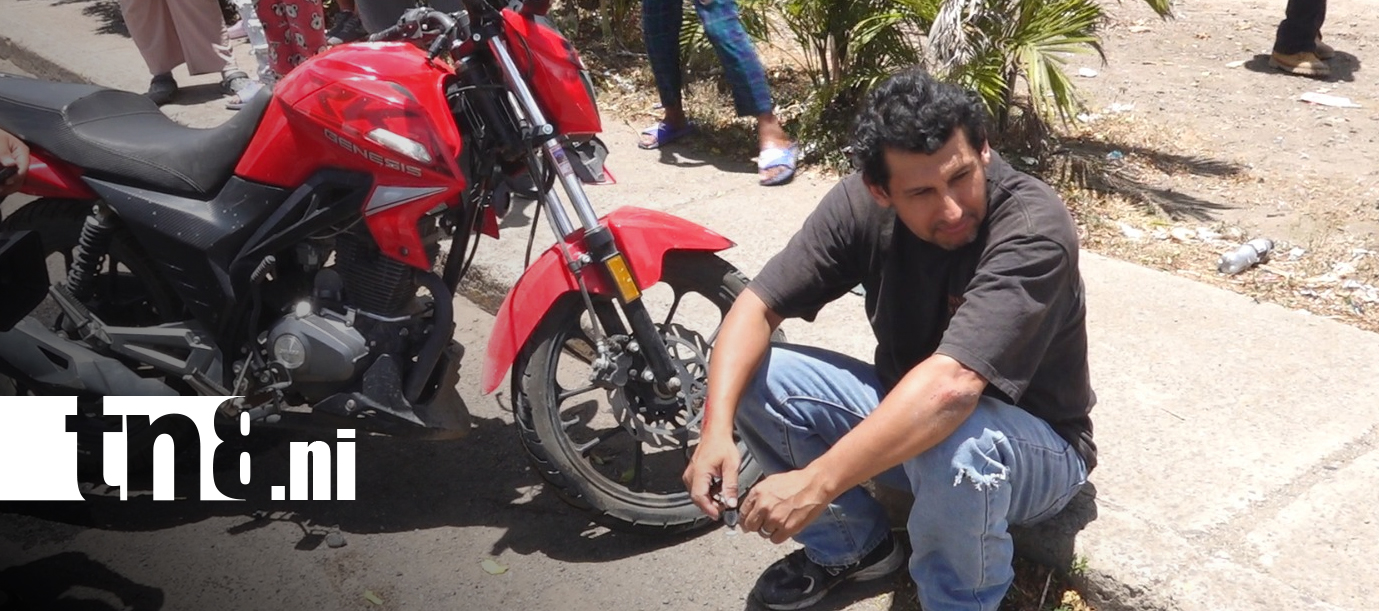 Foto: Mujer queda lesionada tras atropello en Estelí/TN8