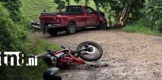 Foto: Accidentes en Jinotega dejan motociclistas lesionados y daños materiales/TN8