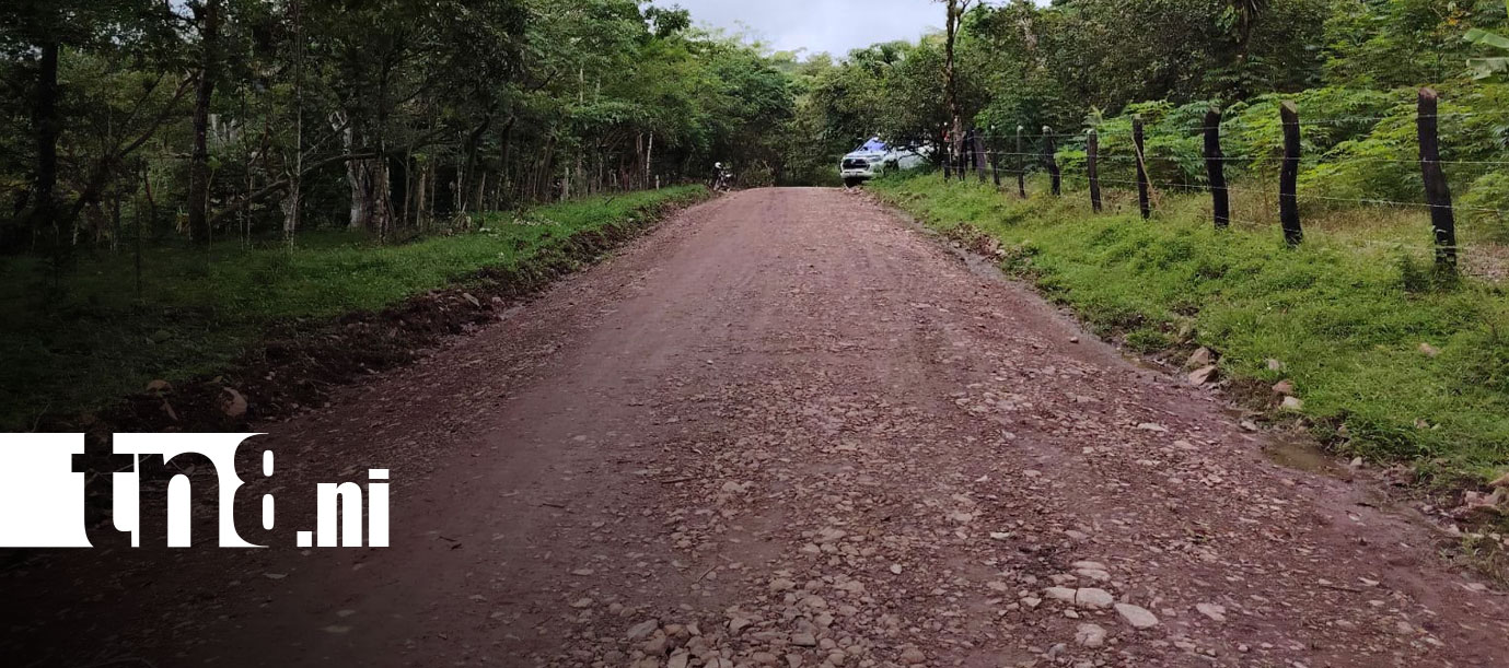 Foto: Rehabilitación de camino beneficiará a familias de El Naranjal, Chontales/TN8
