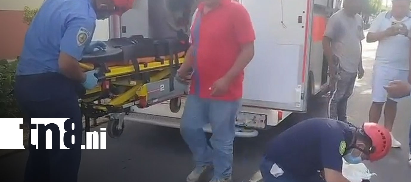 Foto: Accidente deja lesionada a una persona de la tercera edad en Granada/TN8