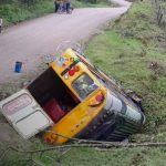 Foto: Vuelco de bus en San José de Bocay, Jinotega, deja daños materiales y pasajeros ilesos/TN8