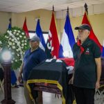 Foto: Rinden homenaje al cro. Eddy Leonardo Olivares durante honras fúnebres en Masaya/TN8