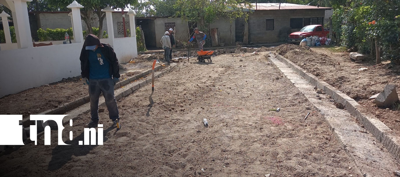 Foto: ¡Sueño cumplido! Estrenan calle adoquinada en Nandaime/TN8