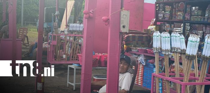Foto: Comerciantes de pólvora en Chinandega acatan las recomendaciones/TN8 Foto: Comerciantes de pólvora en Chinandega acatan las recomendaciones/TN8