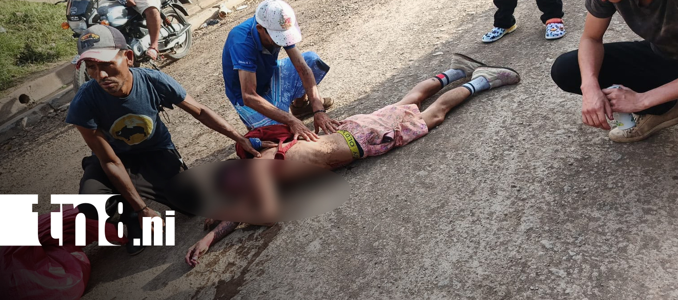Foto: Joven resulta herido tras incidente en Juigalpa, Chontales/TN8