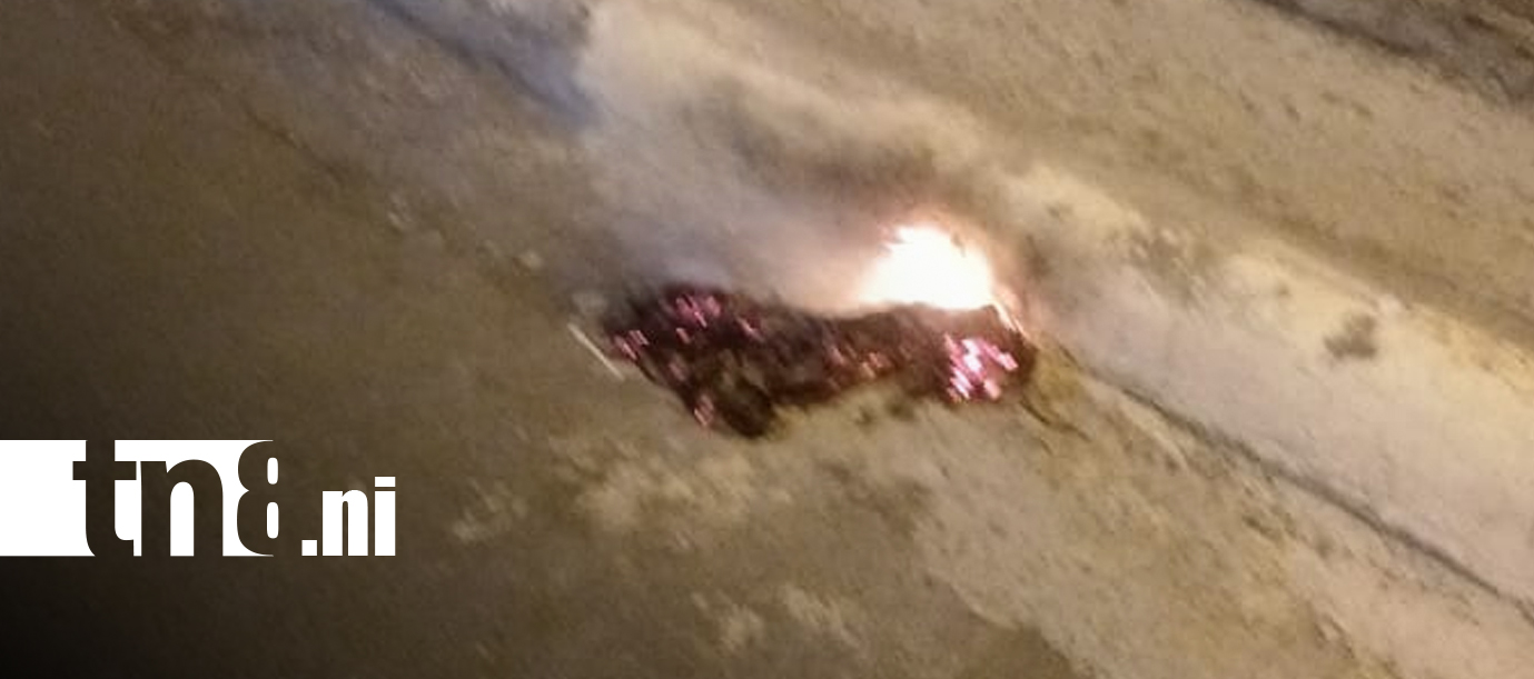Foto: Intentan incendiar vivienda y huyen tras ser descubiertos/TN8