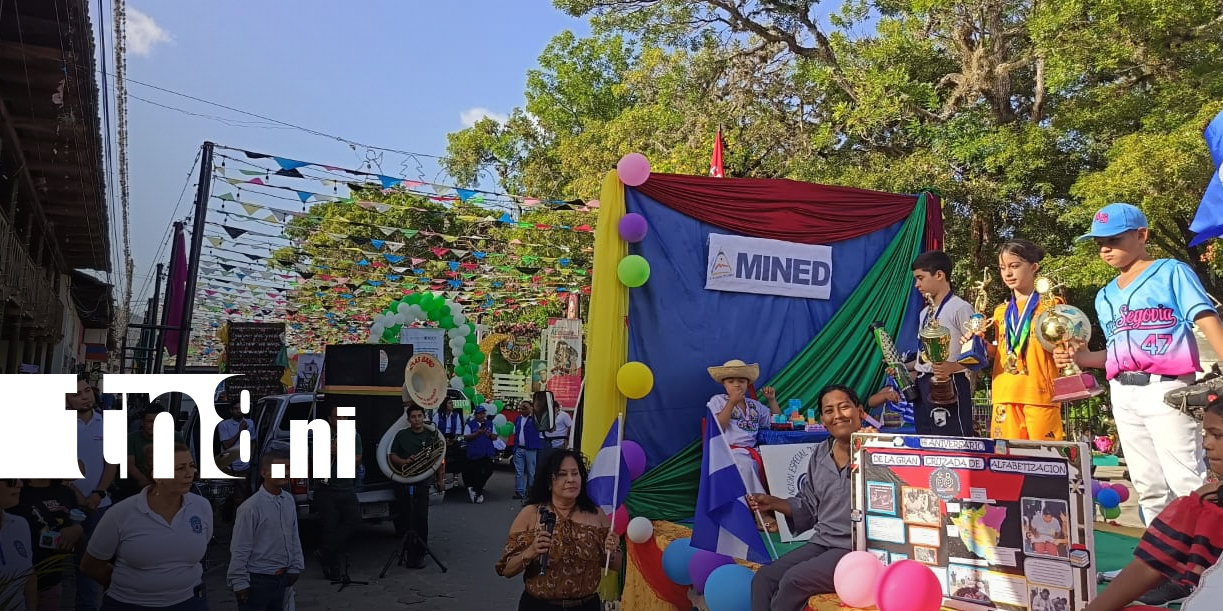 Foto: Ocotal celebra sus Fiestas Patronales 2026 con colorido desfile de carrozas/TN8
