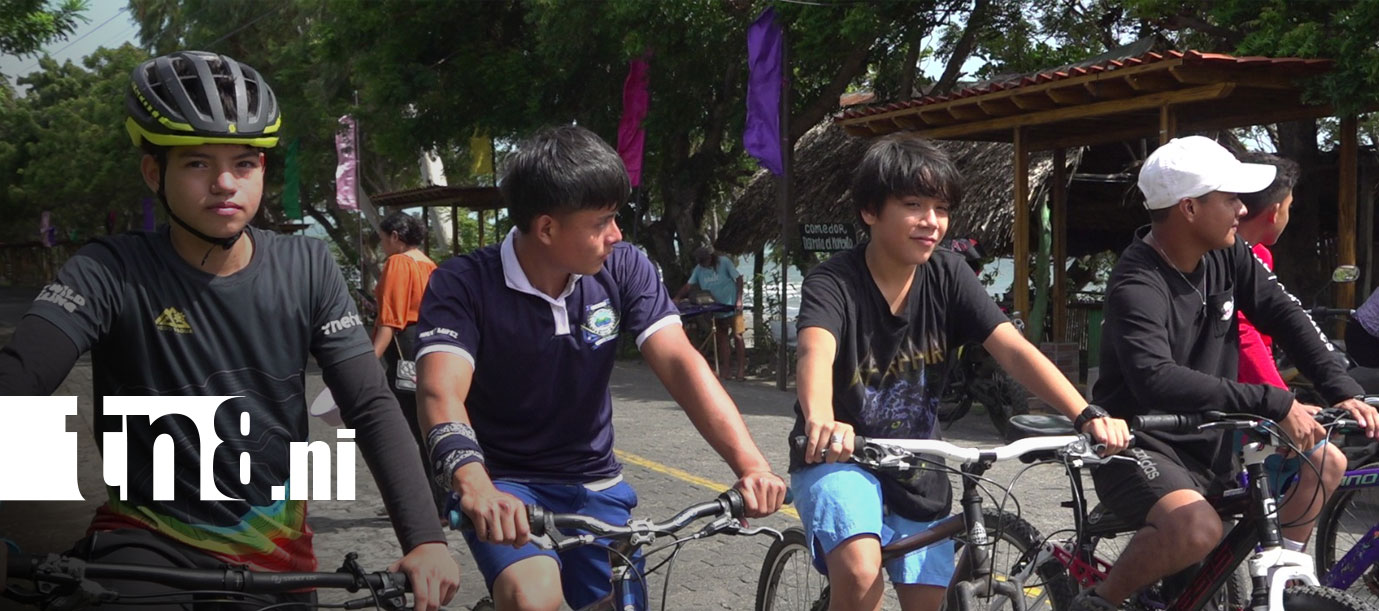 Foto: Ciclismo entre los paisajes de Ometepe/TN8