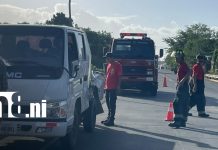 Accidente entre dos camiones deja un conductor lesionado en la carretera Masaya – Granada Foto: Accidente entre dos camiones deja un conductor lesionado en la carretera Masaya – Granada/TN8