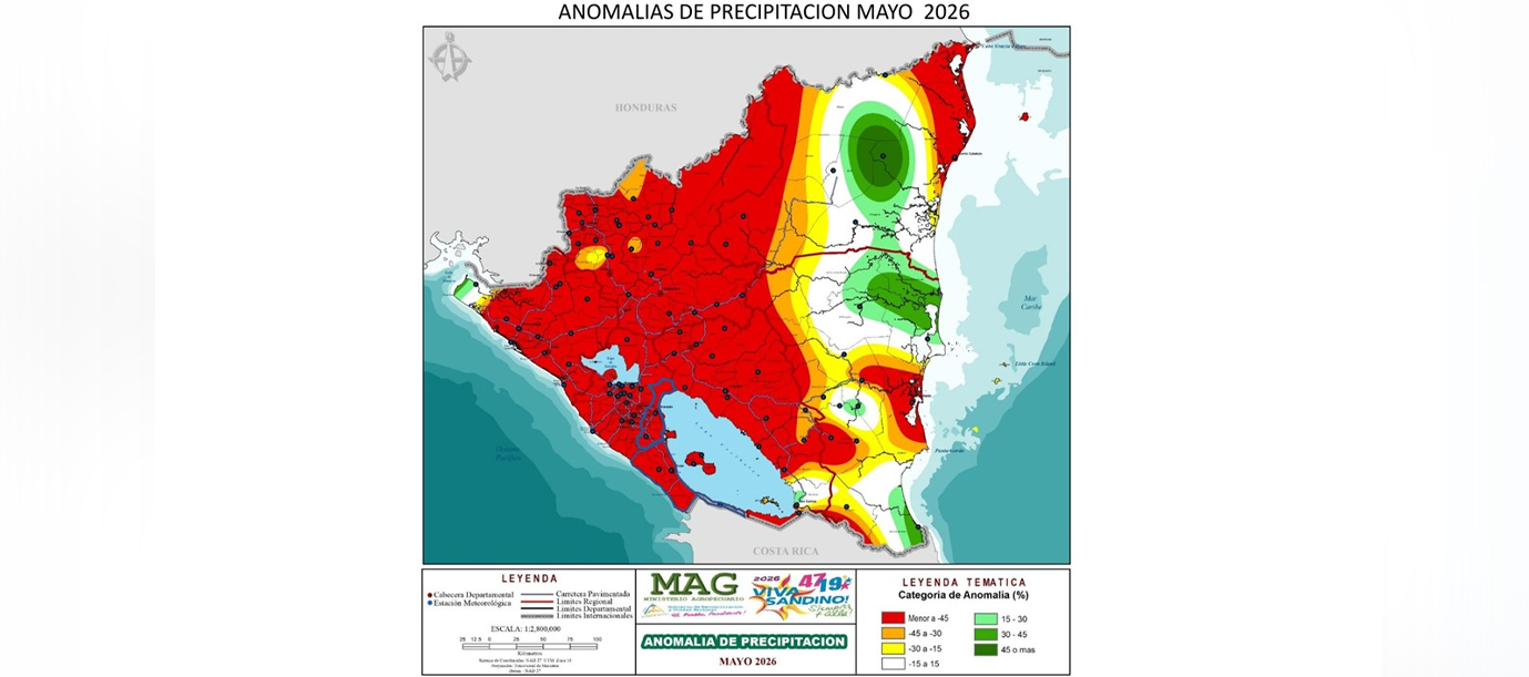 Foto: El Niño se fortalece y aumenta la preocupación por las lluvias en Nandaime/TN8