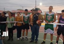 Nandaime inaugura mejoras en la Plaza Cívica José Dolores Estrada Foto: Nandaime inaugura espacio deportivo para jóvenes atletas/TN8