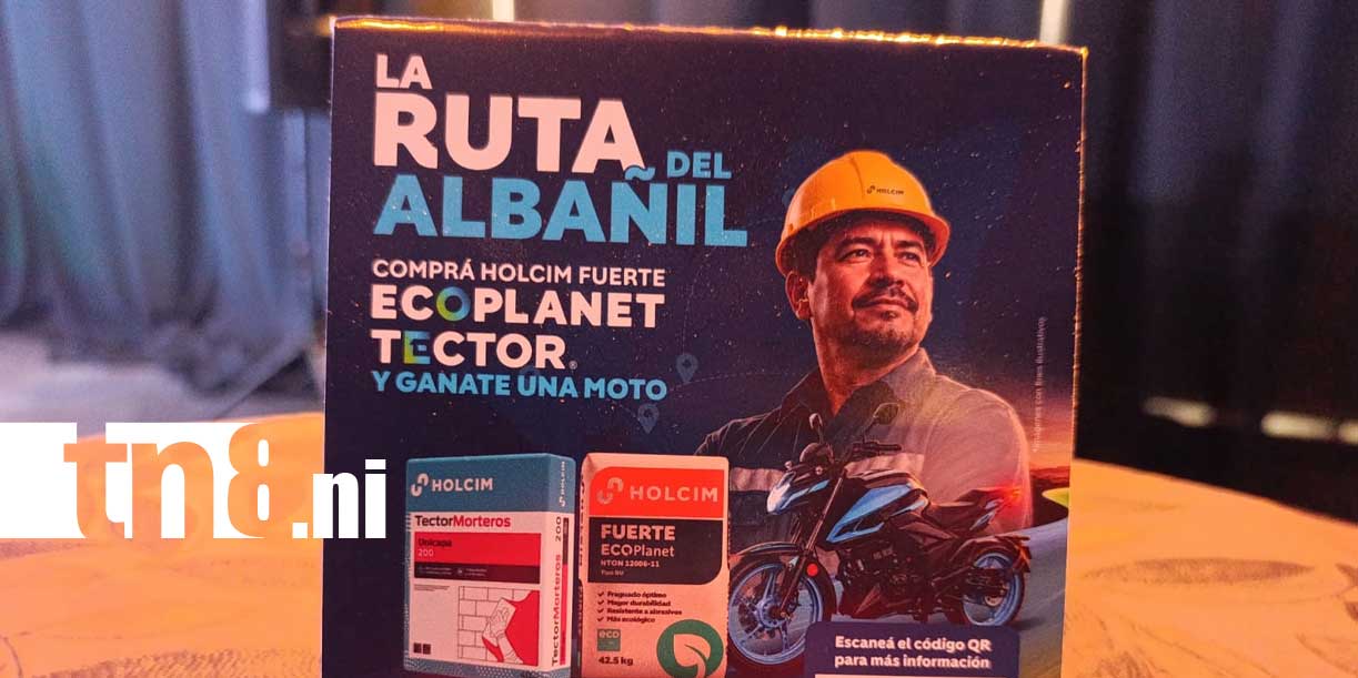 Foto: Holcim Nicaragua premia la fidelidad de sus clientes con “La Ruta del Albañil”/TN8