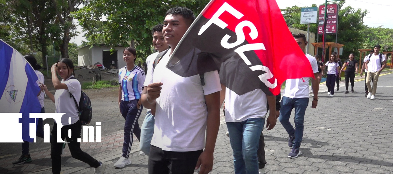 Foto: Jóvenes de Ometepe reviven la Cruzada de Alfabetización/TN8