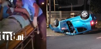 Foto: Dos accidentes de tránsito se registran en distintos puntos de Managua/TN8