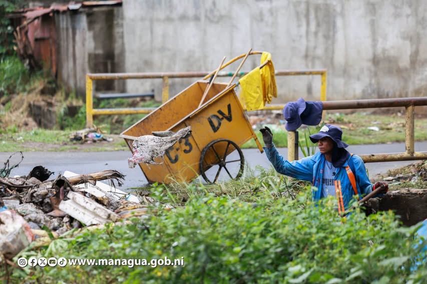 Foto: Unámonos por Managua: menos basura, menos inundaciones /cortesía