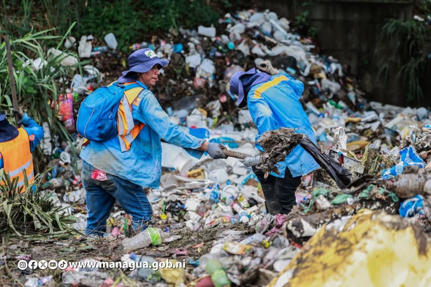 Foto: Unámonos por Managua: menos basura, menos inundaciones /cortesía