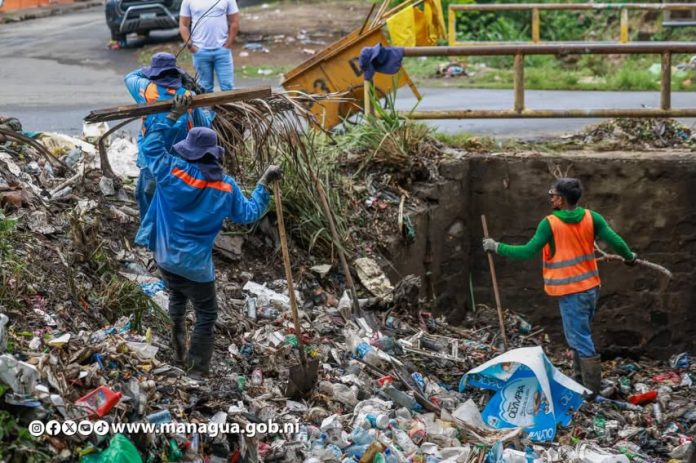 Foto: Unámonos por Managua: menos basura, menos inundaciones /cortesía