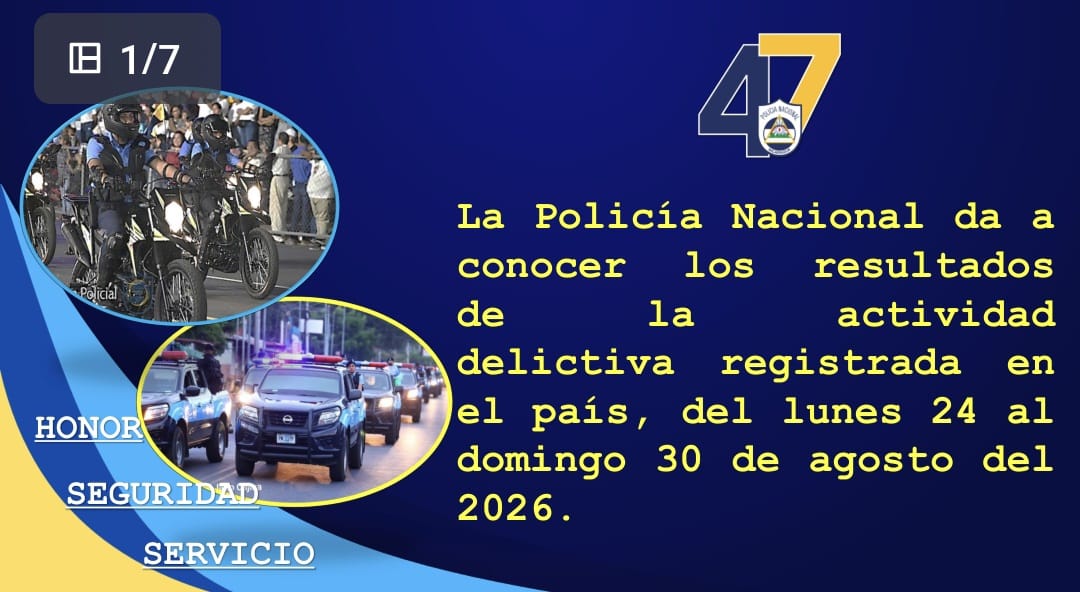 Foto: Captura de delincuentes por toda Nicaragua / TN8