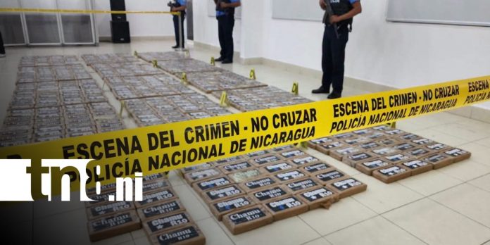 Foto:Operativo policial permite incautar 694 kilos de cocaína en Carazo/tn8