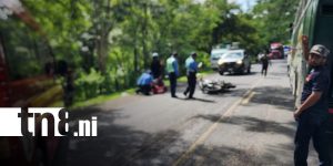 Foto:Accidente en Acoyapa deja a motociclista con lesiones/tn8