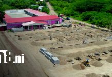 Acoyapa está a un paso de hacer realidad el sueño de tener su propio hospital Foto: Construcción del Hospital "Acoyapa Bendito", una obra emblemática de salud / TN8