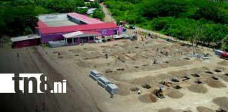 Foto: Construcción del Hospital "Acoyapa Bendito", una obra emblemática de salud / TN8
