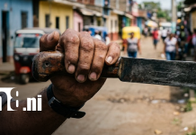 Hombre queda con el brazo casi amputado tras ataque con machete en Managua Foto: Ataque con machete en un barrio de Managua / TN8