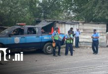 Hombre de 50 años resulta gravemente herido en accidente de tránsito en Masaya Foto: Accidente de tránsito entre Nindirí y Sabana Grande / TN8