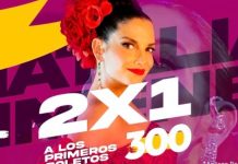 Natalia Jiménez en Nicaragua: anuncian promoción 2×1 para su concierto Foto: Natalia Jiménez próximamente en Nicaragua