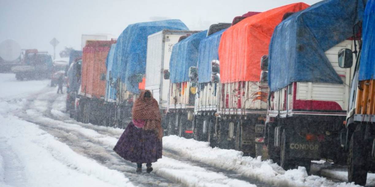 Foto: Sudamérica enfrenta frío extremo y nevadas en Bolivia/Cortesía