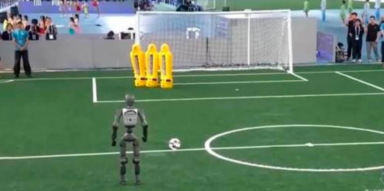 Foto: El festejo de CR7 llega a los robots/Cortesía