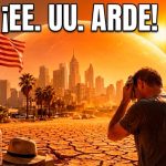 ¡EE. UU. bajo fuego! Ola de calor dispara las temperaturas y activa alertas Foto: Calor extremo en Estados Unidos/Cortesía