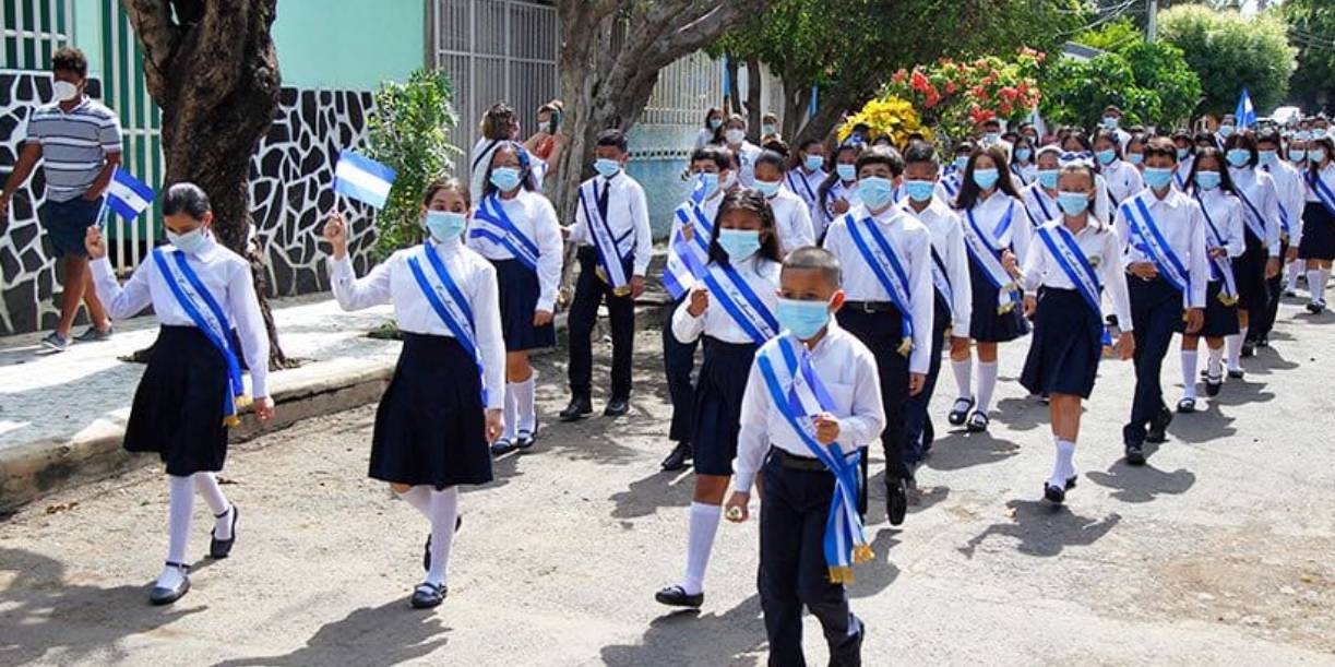 Foto: ¡Nicaragua inicia sus desfiles patrios!/Cortesía