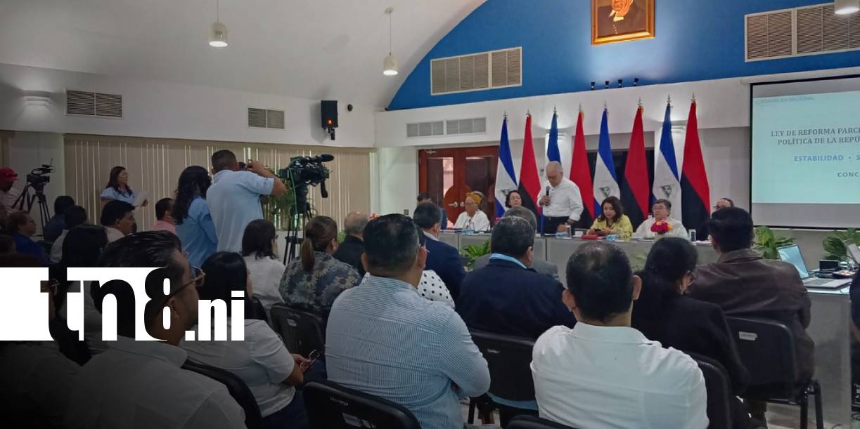 Foto: Sector educativo respalda reformas constitucionales/TN8