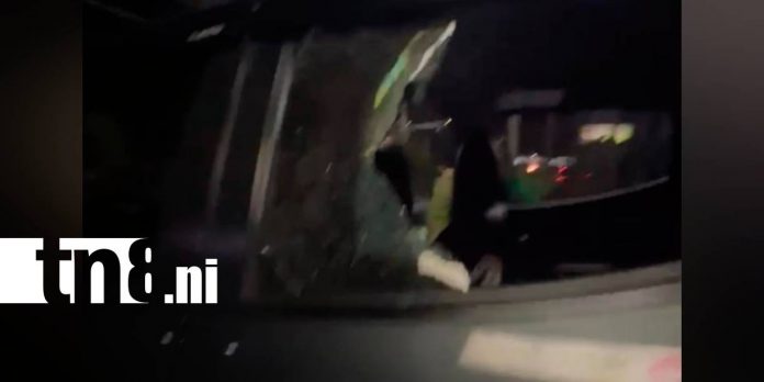 Foto: Robo de vehículos en Plaza Familiar, carretera a Masaya/TN8