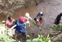 Bebé y varias personas fueron rescatados con vida tras naufragio en el Río Coco Foto: Bebé y varias personas fueron rescatados con vida tras naufragio en el Río Coco /TN8
