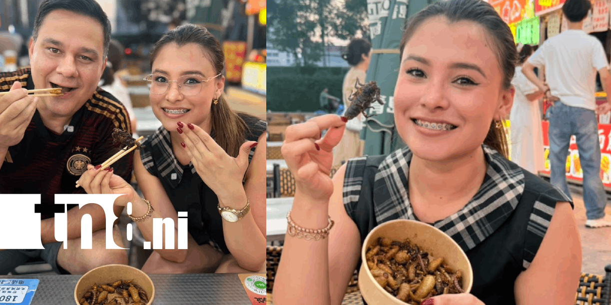 Foto: Alejandra Placios en China: "Mi primera víctima fue un gusano" /TN8