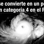 Karina se convierte en un poderoso huracán categoría 4 en el Pacífico Foto: Huracán Karina se fortalece a categoría 4 /Cortesía