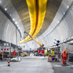 China estrena túnel subacuático con seis carriles bajo el río Amarillo Foto: El nuevo túnel de China bajo el río Amarillo /Cortesía